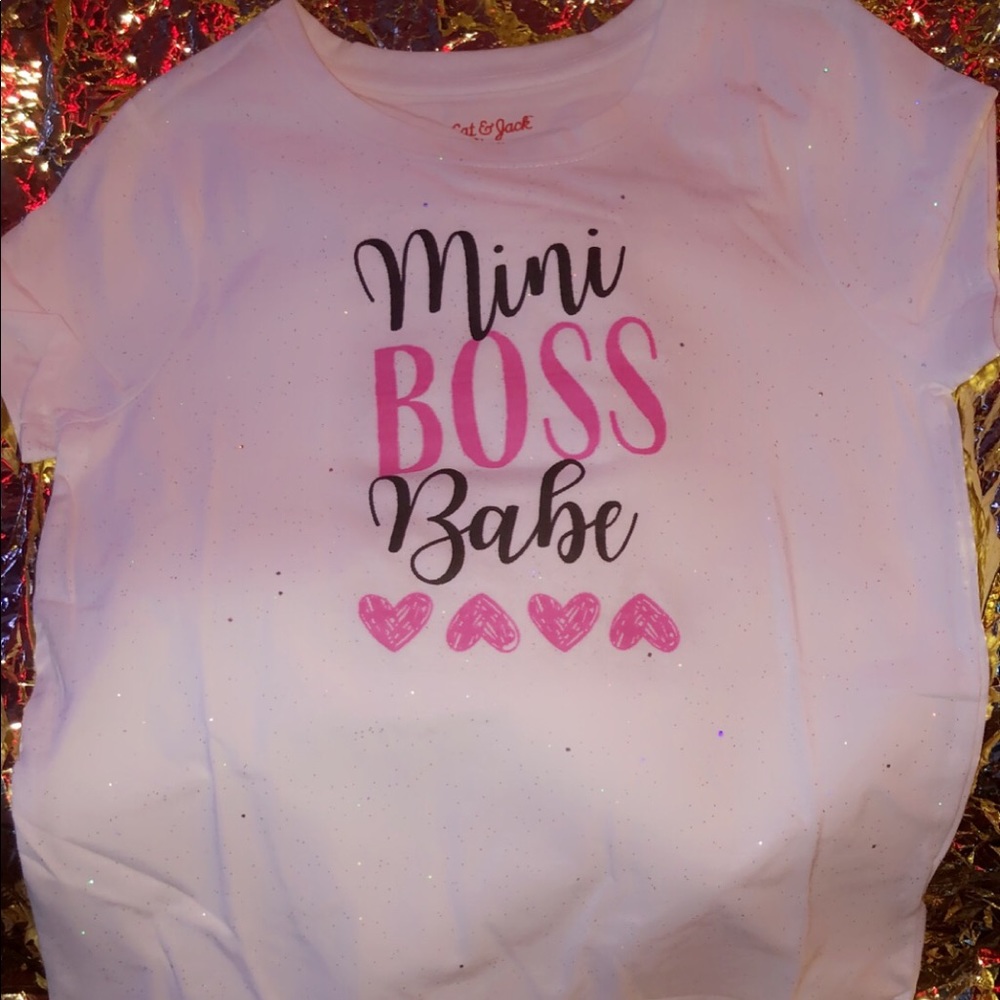 Girls Kids “Mini Boss Babe” Shirt